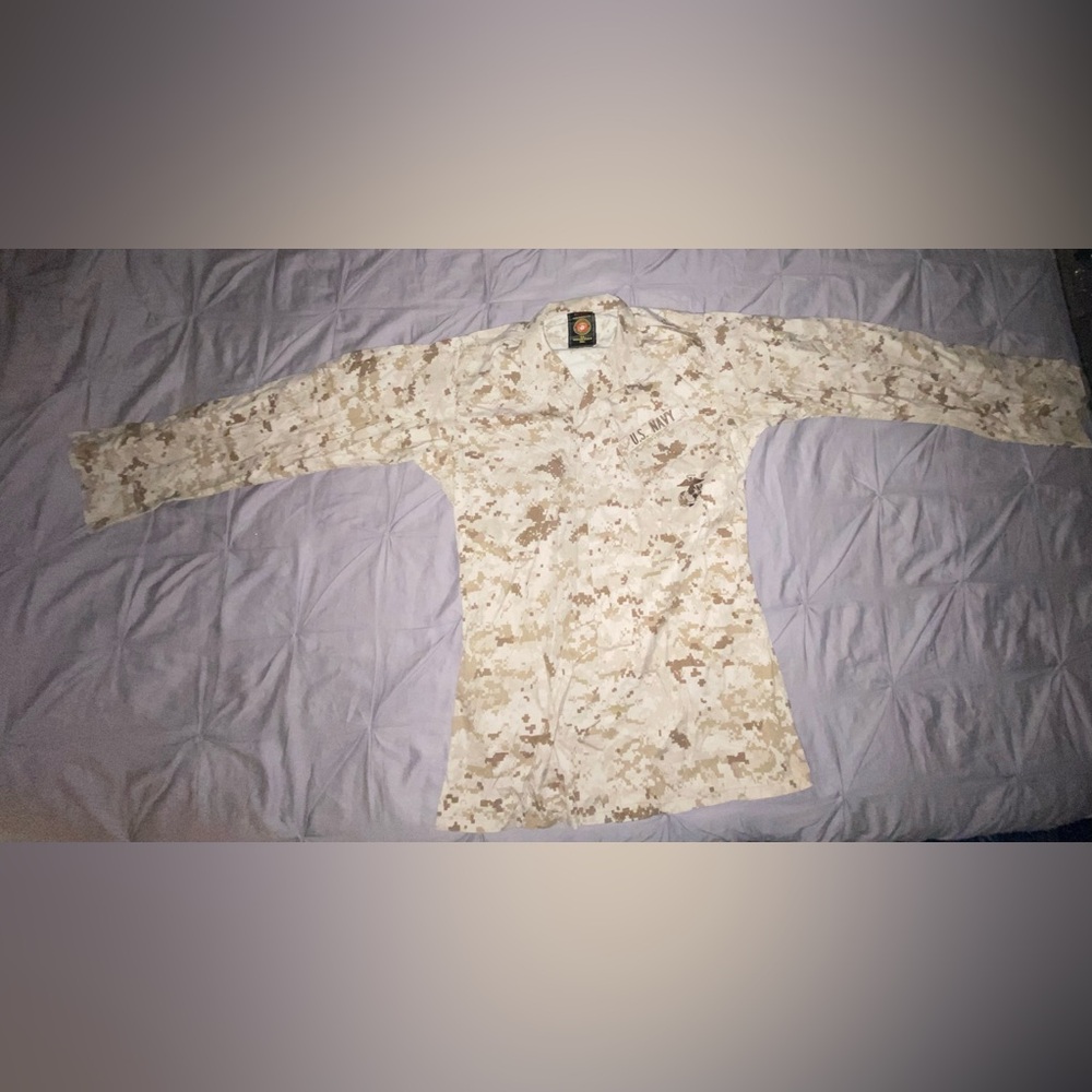 Small - X Long Blouse, Desert MARPAT Camouflage